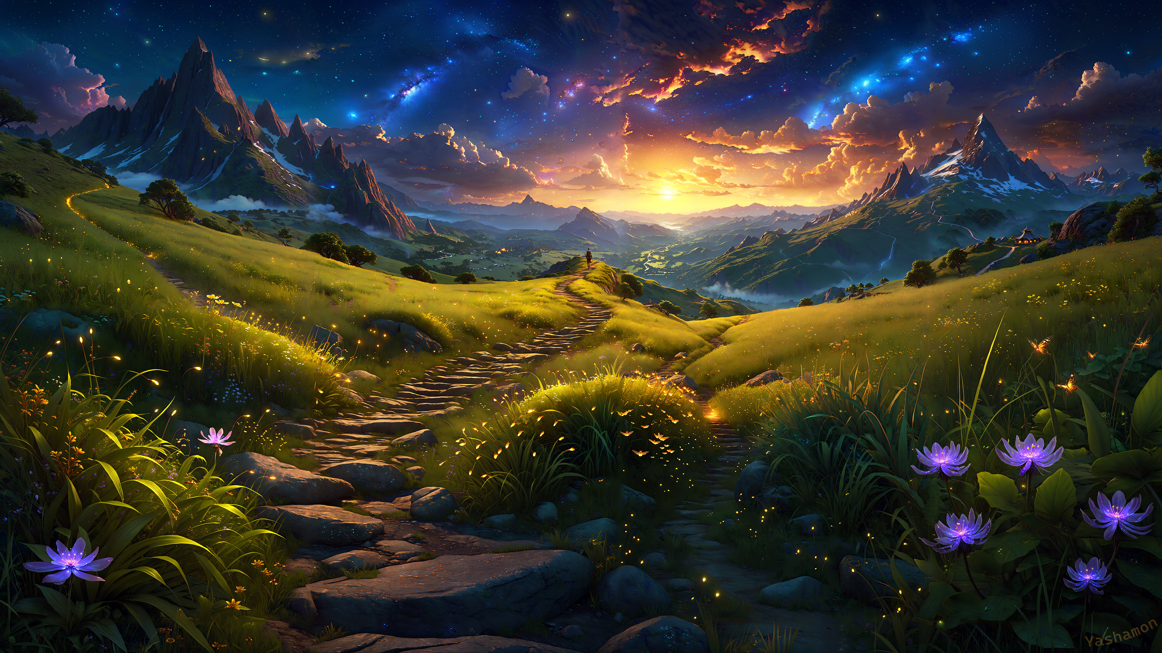 Download Landscape Artistic AI Art 4k