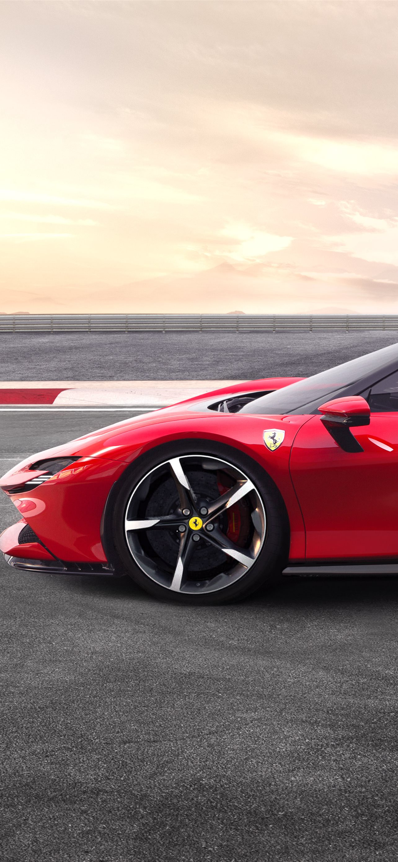 Best Ferrari sf90 iPhone HD Wallpaper