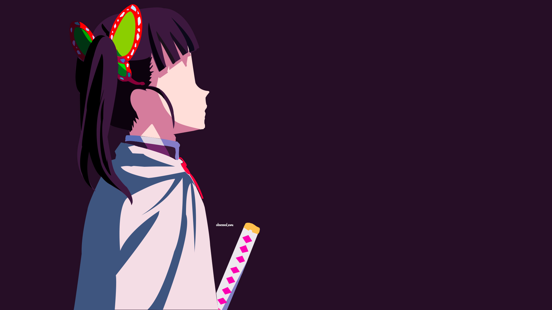 Download Kanao Tsuyuri Anime Demon Slayer: Kimetsu No Yaiba HD Wallpaper By Obsessed Uwu