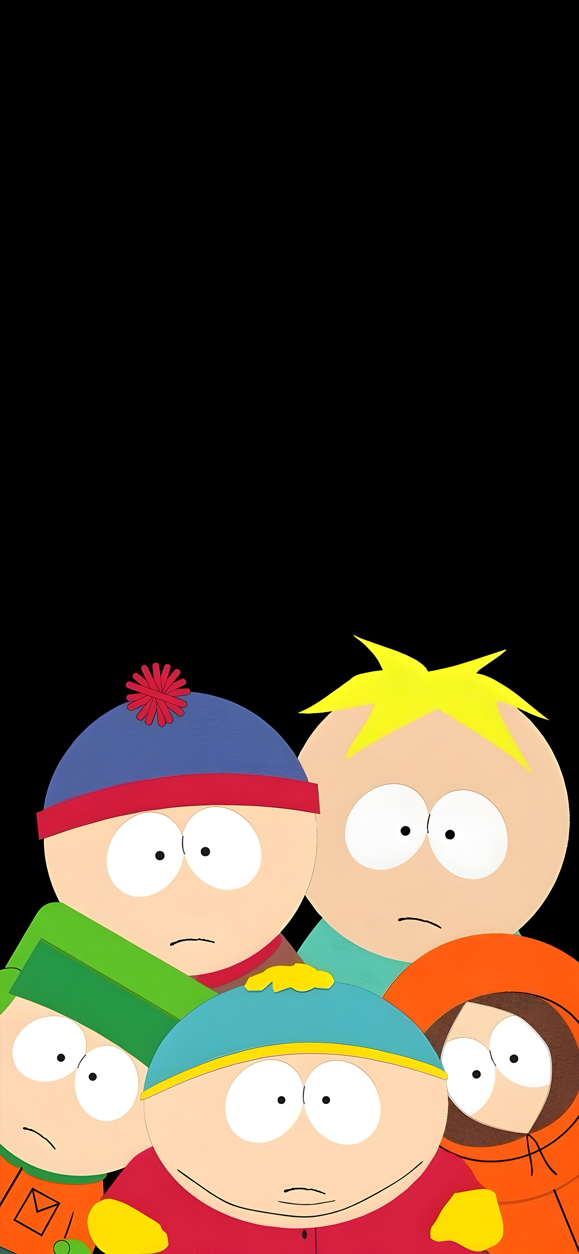 South Park Black Background Wallpaper