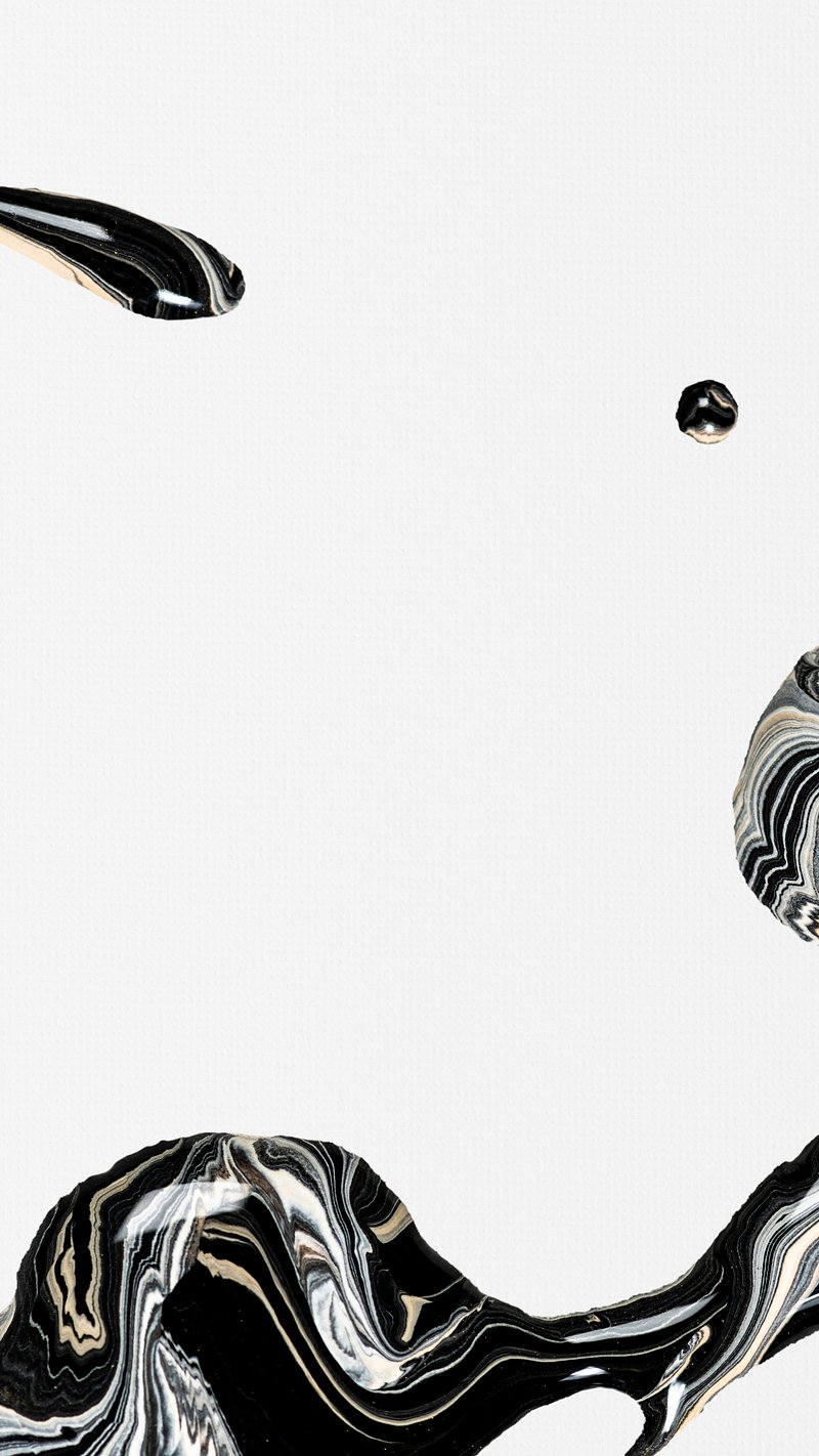 Wallpaper Oil Painting Black