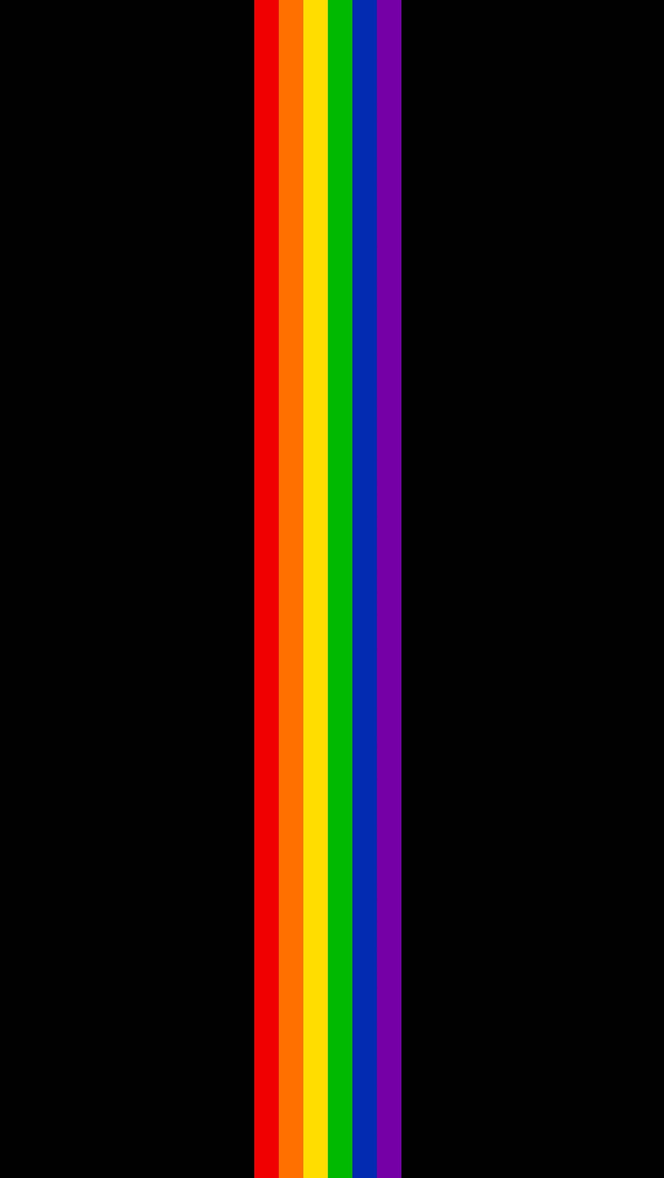 Vertical Rainbow LGBT Phone Wallpaper