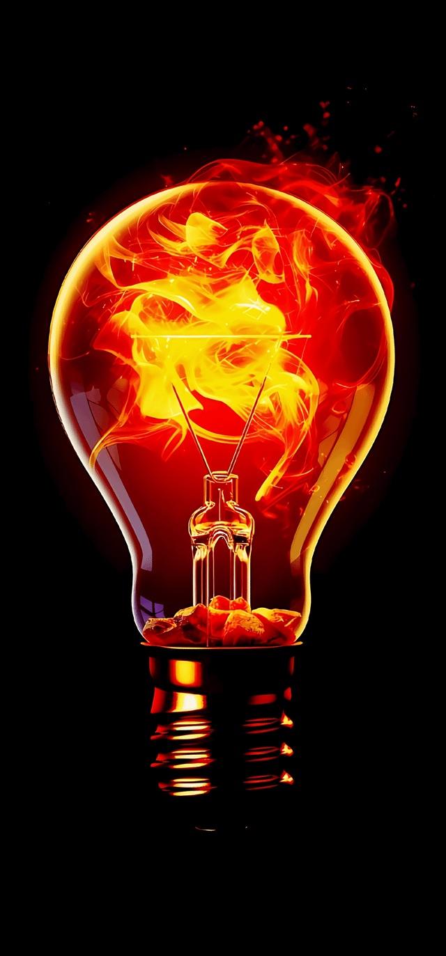 Light Bulb, DEPTH EFFECT, phone