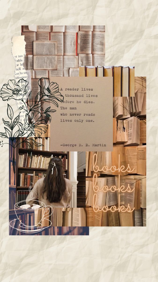 Book wallpaper, Aesthetic iphone wallpaper