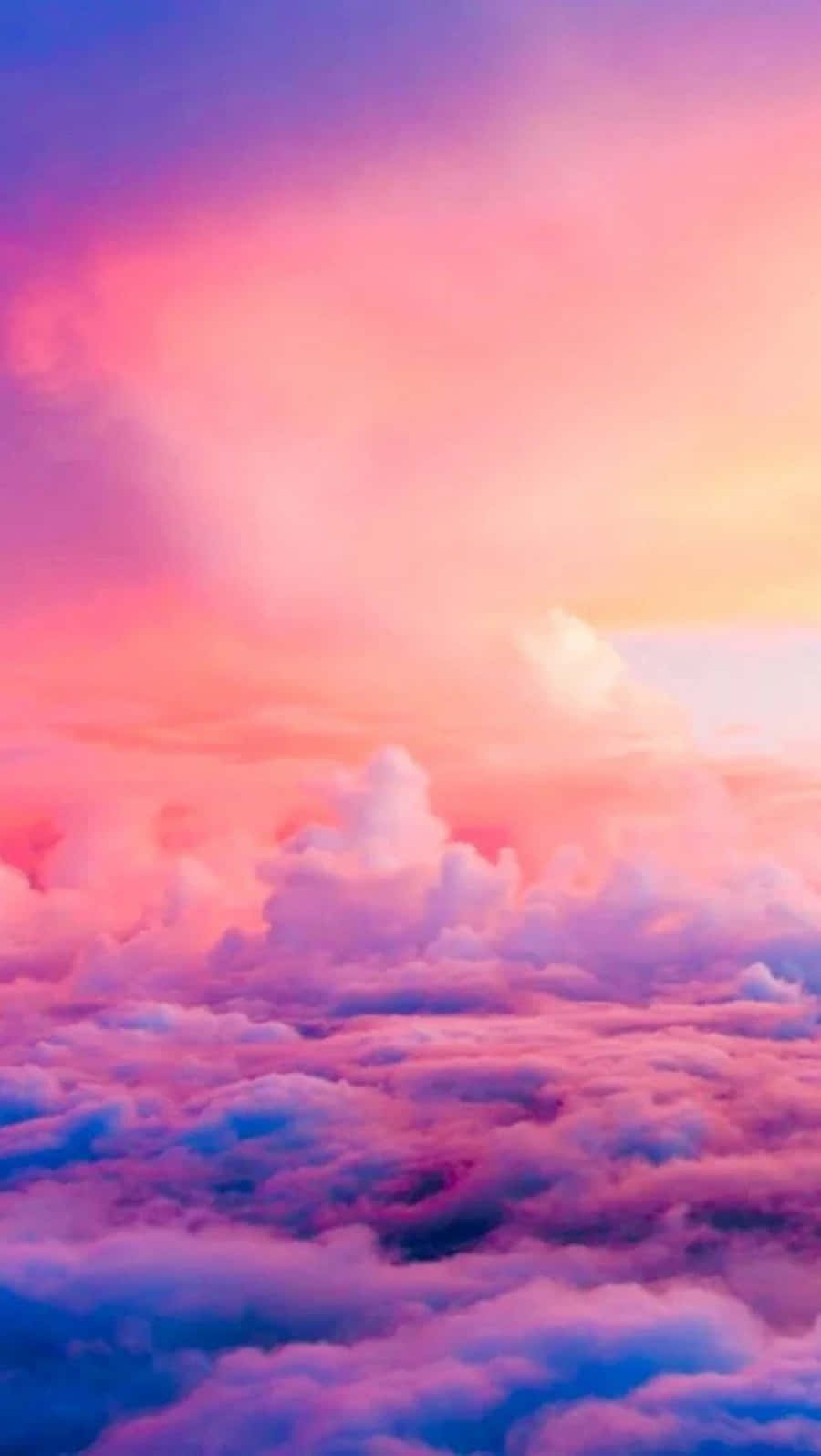 Pink Sky at Sunset Wallpaper