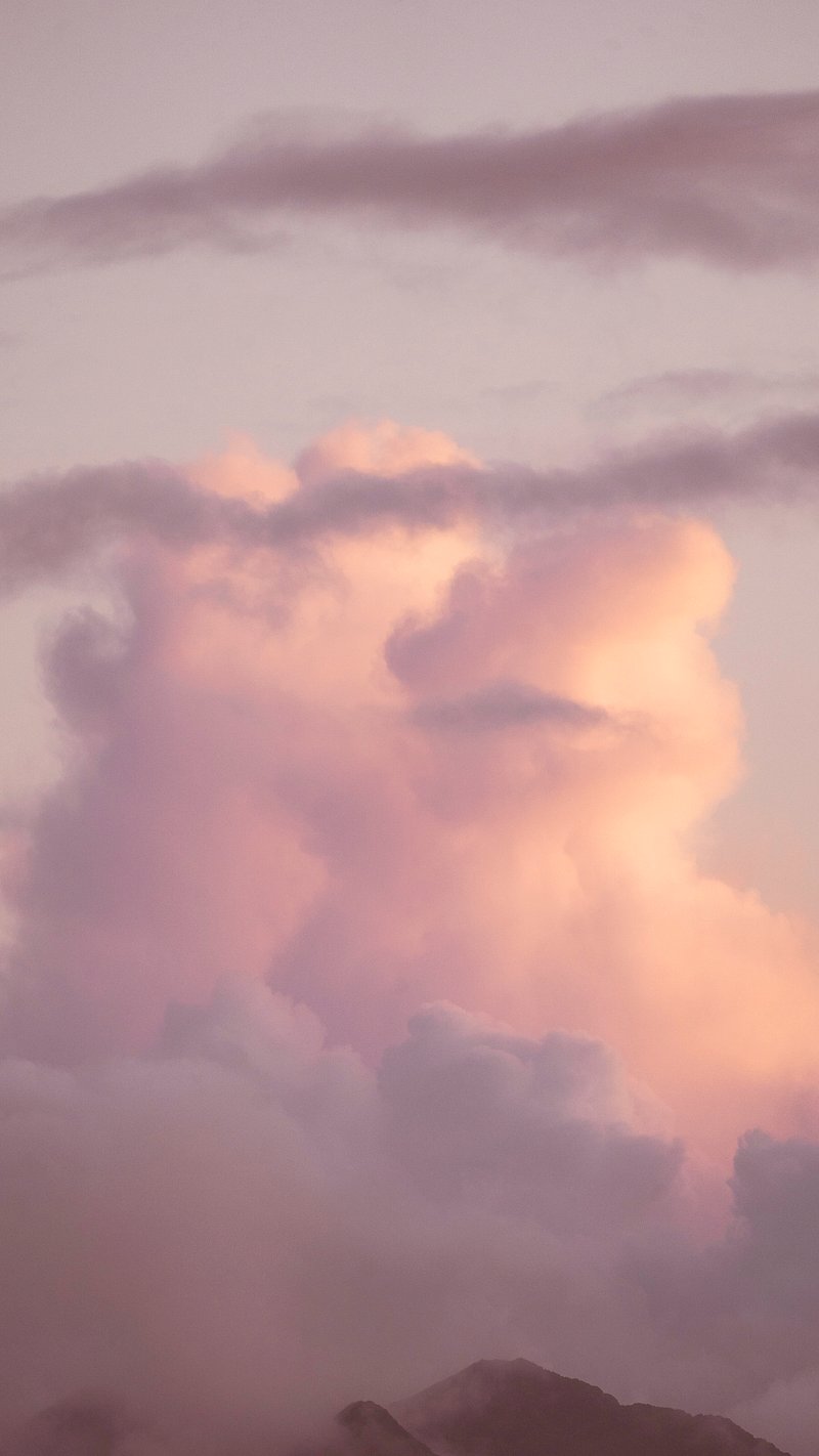 Pink sky mobile phone wallpaper
