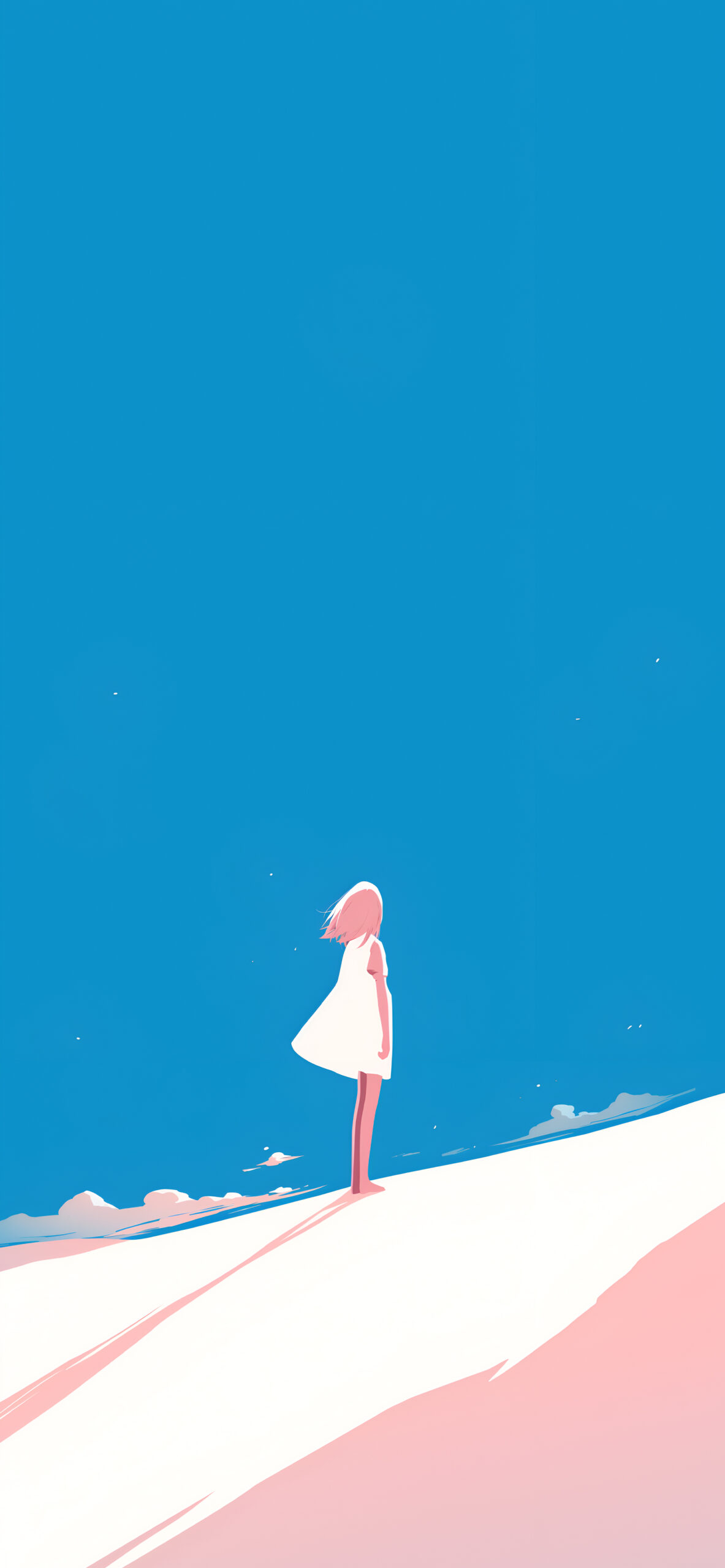 Minimalist Aesthetic Pastel Blue