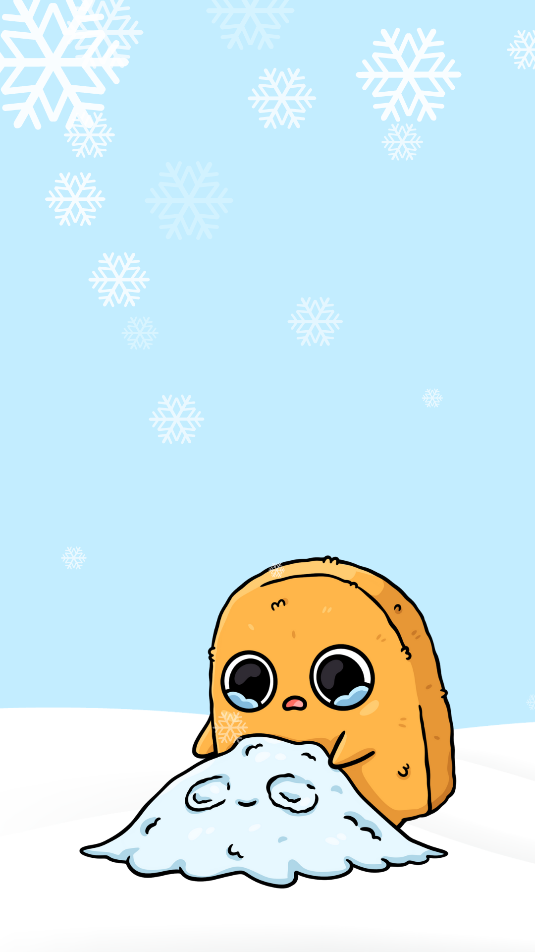 Sad Nuggie Holiday Wallpaper