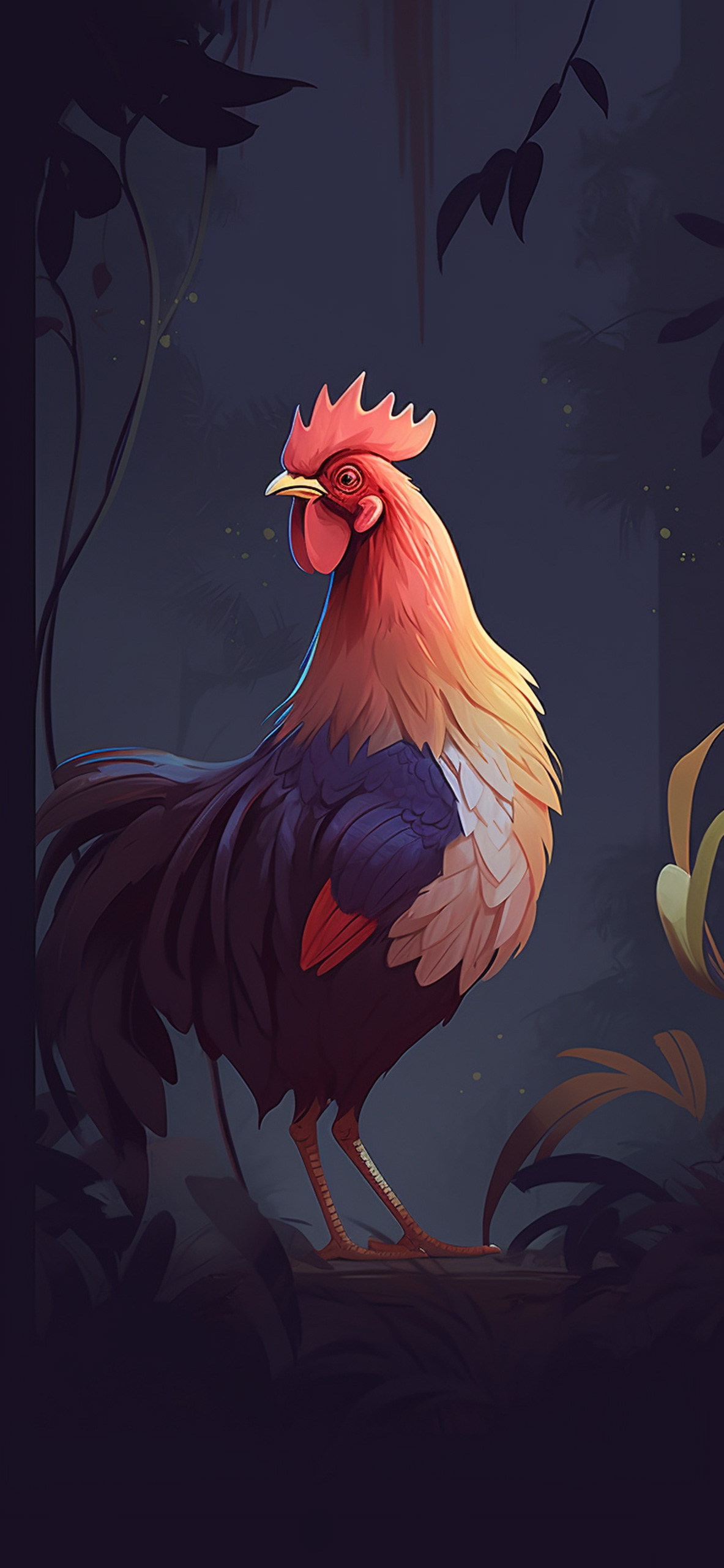Rooster Dark Wallpaper Rooster