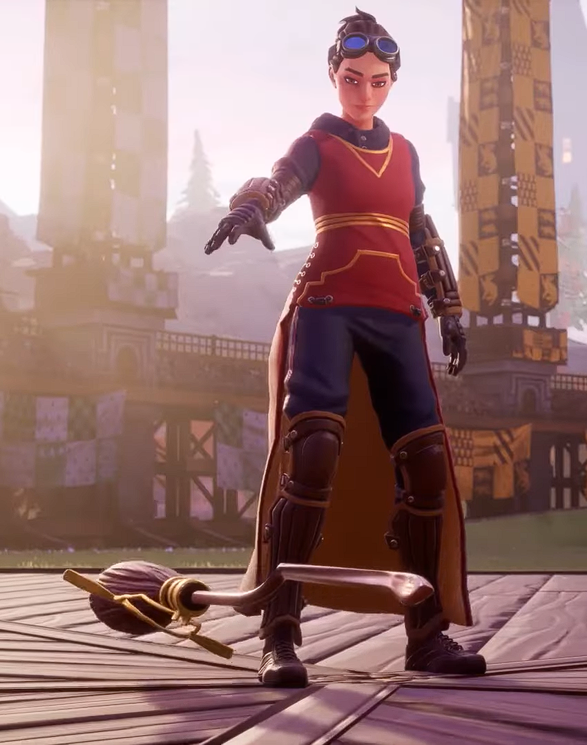 Unidentified Quidditch player. Harry