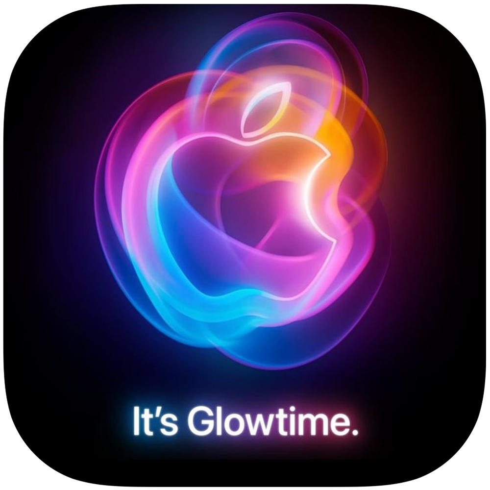 It's Glowtime Apple event wallpaper