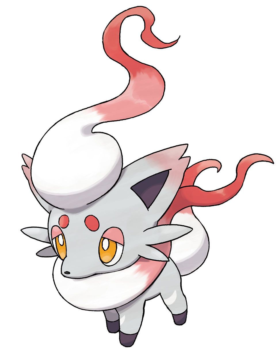 Hisuian Zorua Art from Pokémon Legends