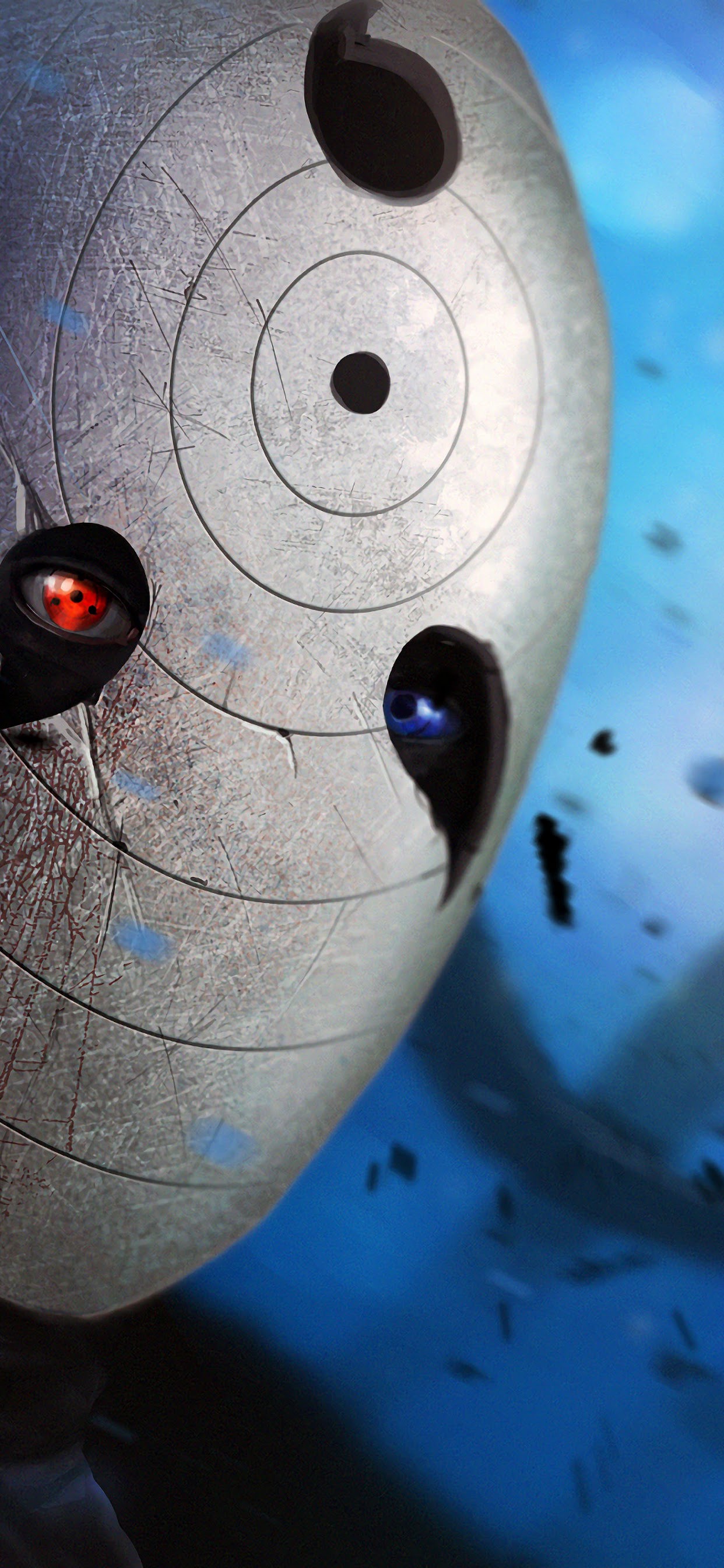 Obito Uchiha Mask Sharingan 4K Wallpaper