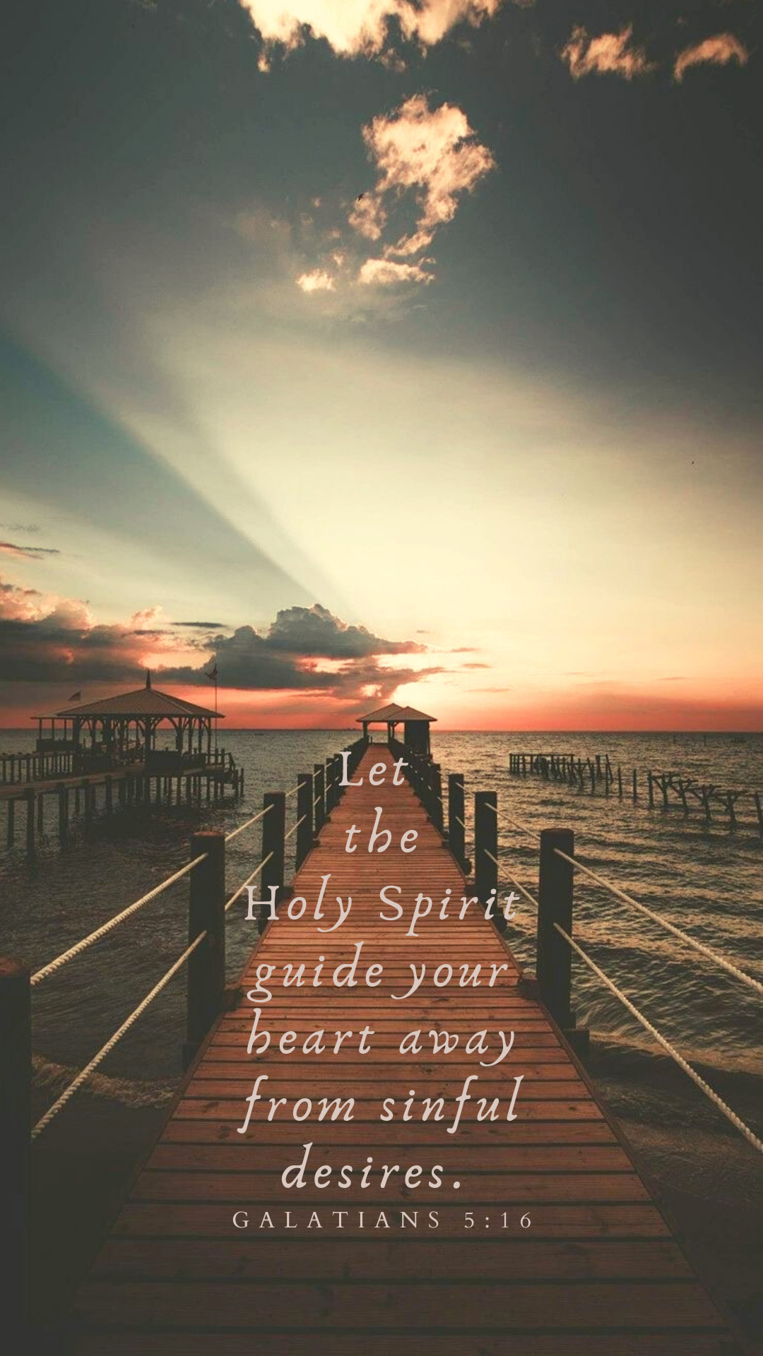 Bible Verse iPhone Wallpaper Galatians 5:16