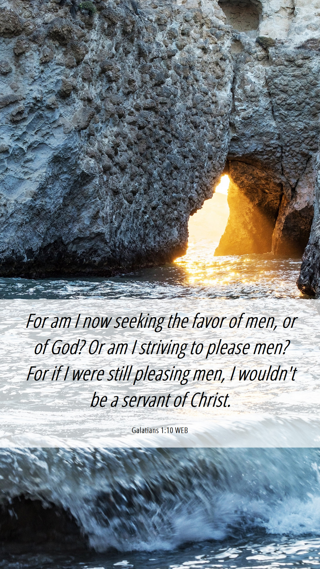 Galatians 1:10 WEB Mobile Phone
