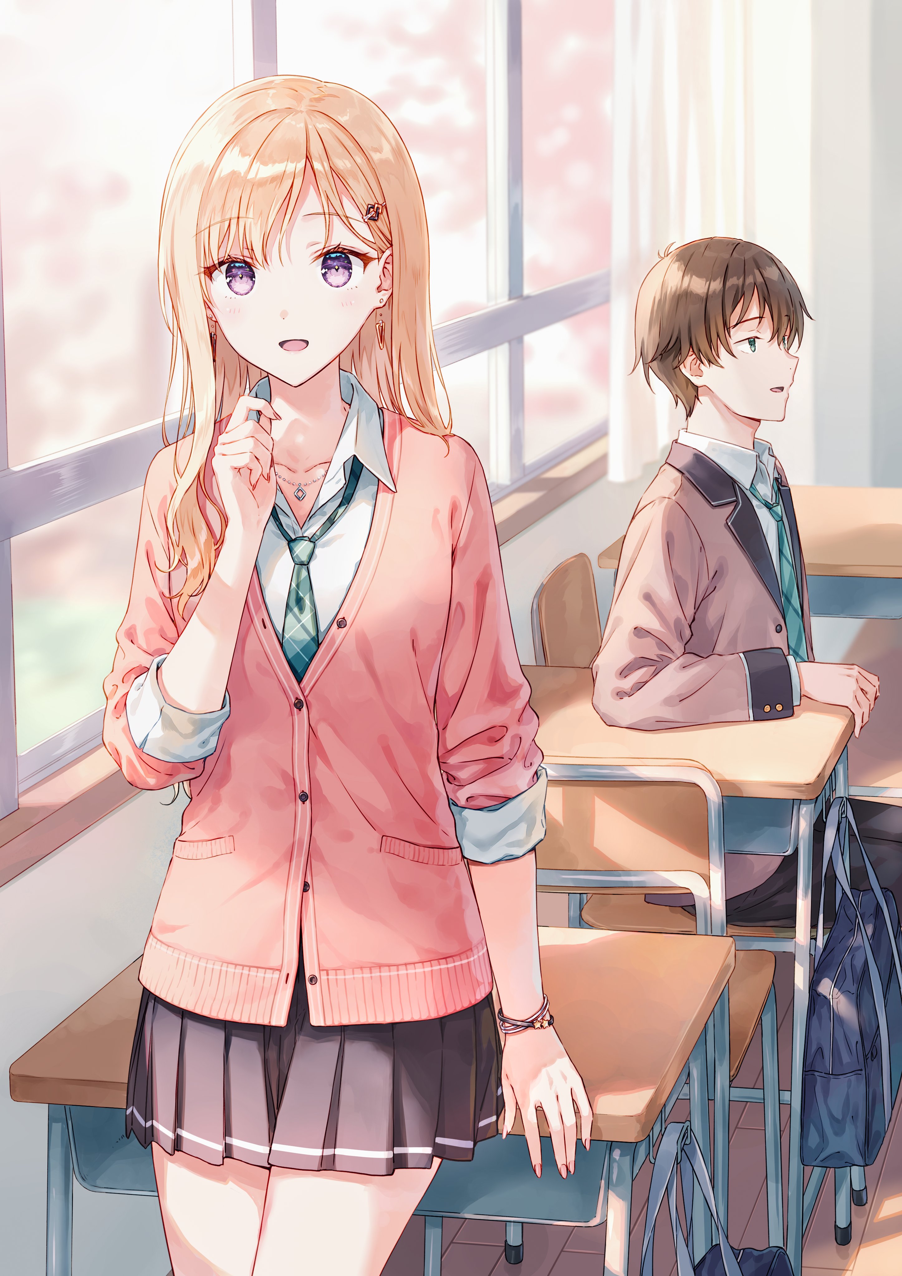 cover illustration featuring Saki