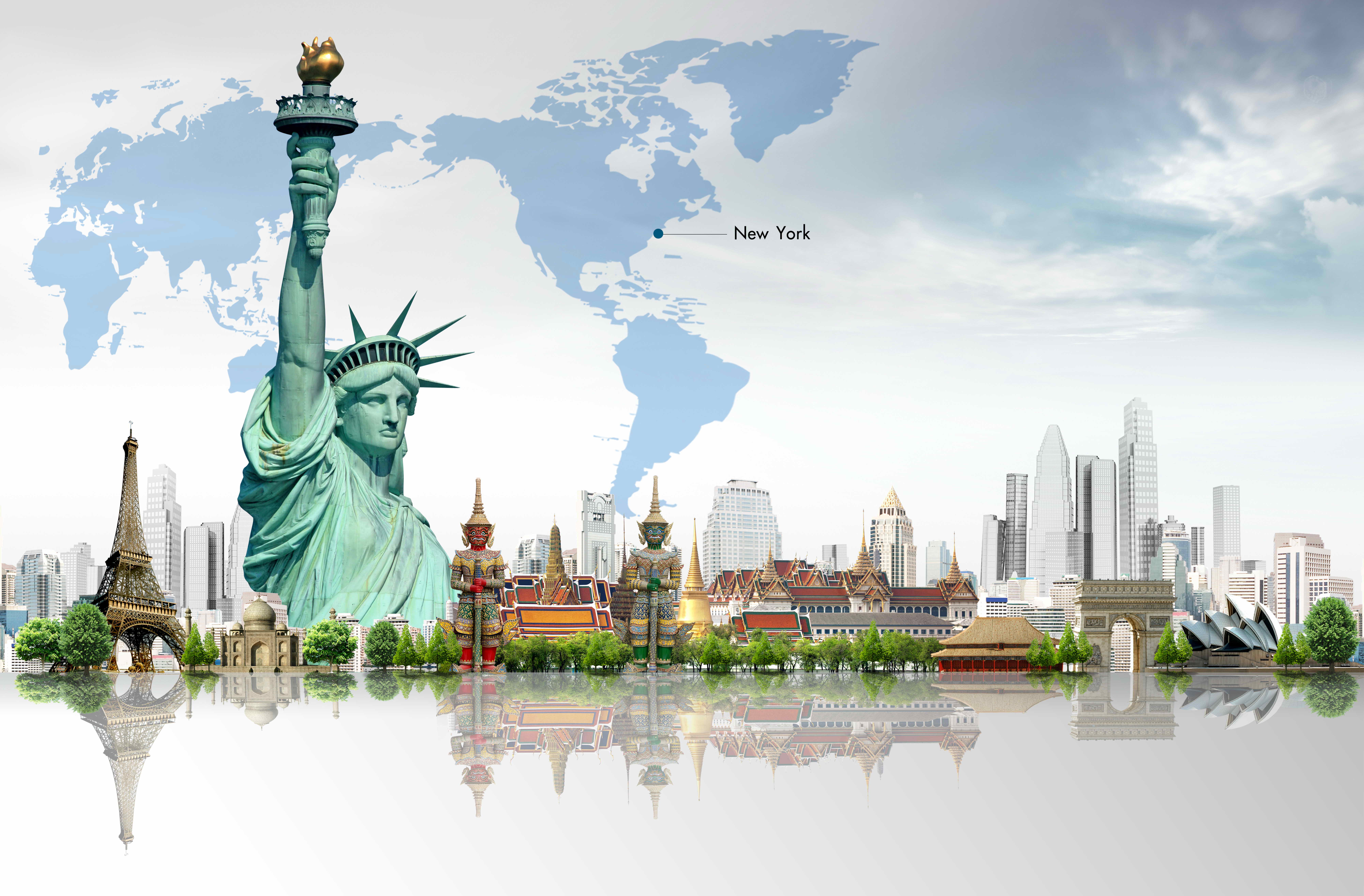 Artistic City 8k Ultra HD Wallpaper