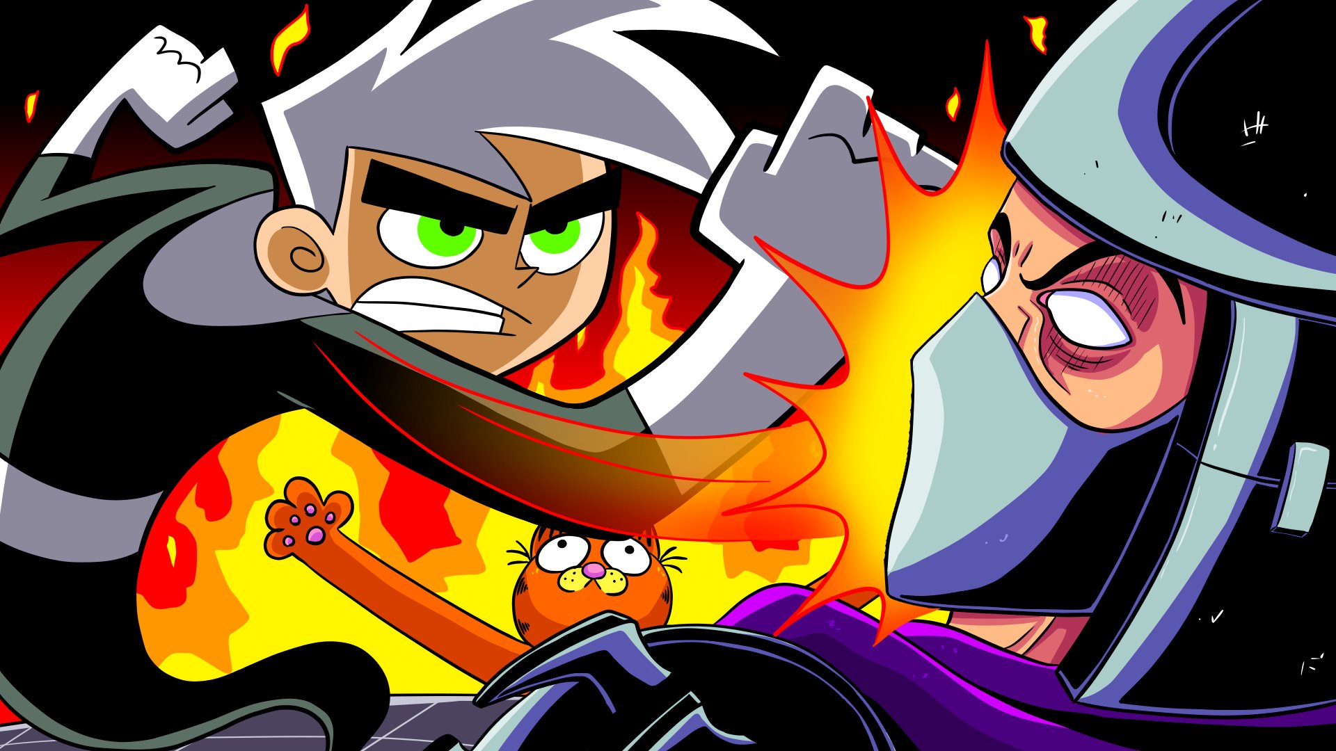 Shredder VS Danny Phantom