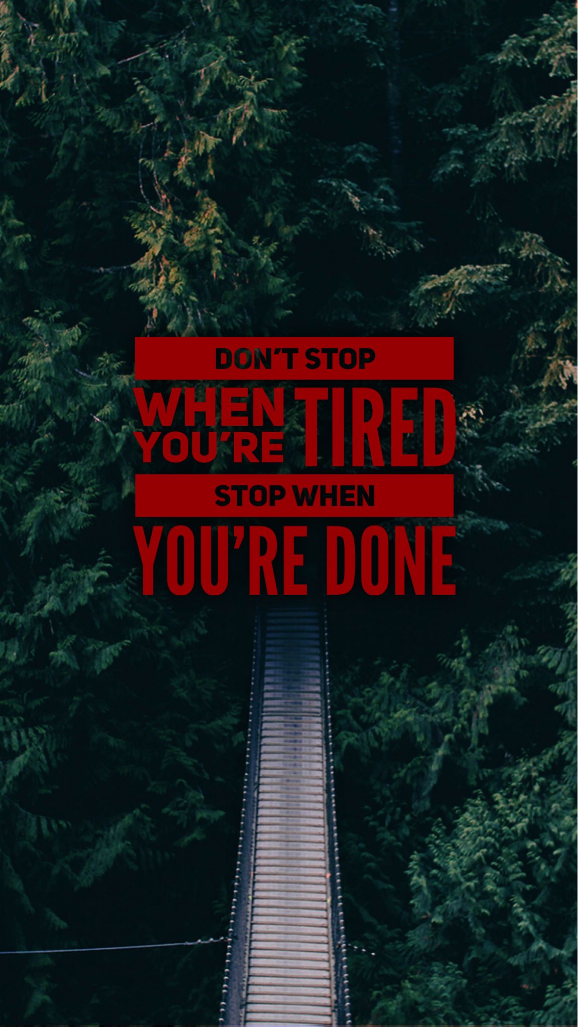 David Goggins't stop when you're