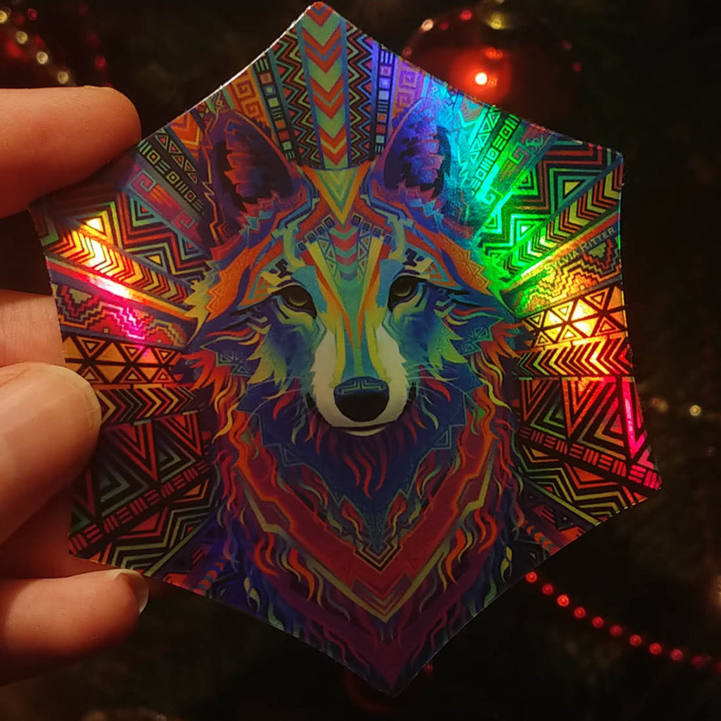 Wakeful Wolf Sticker