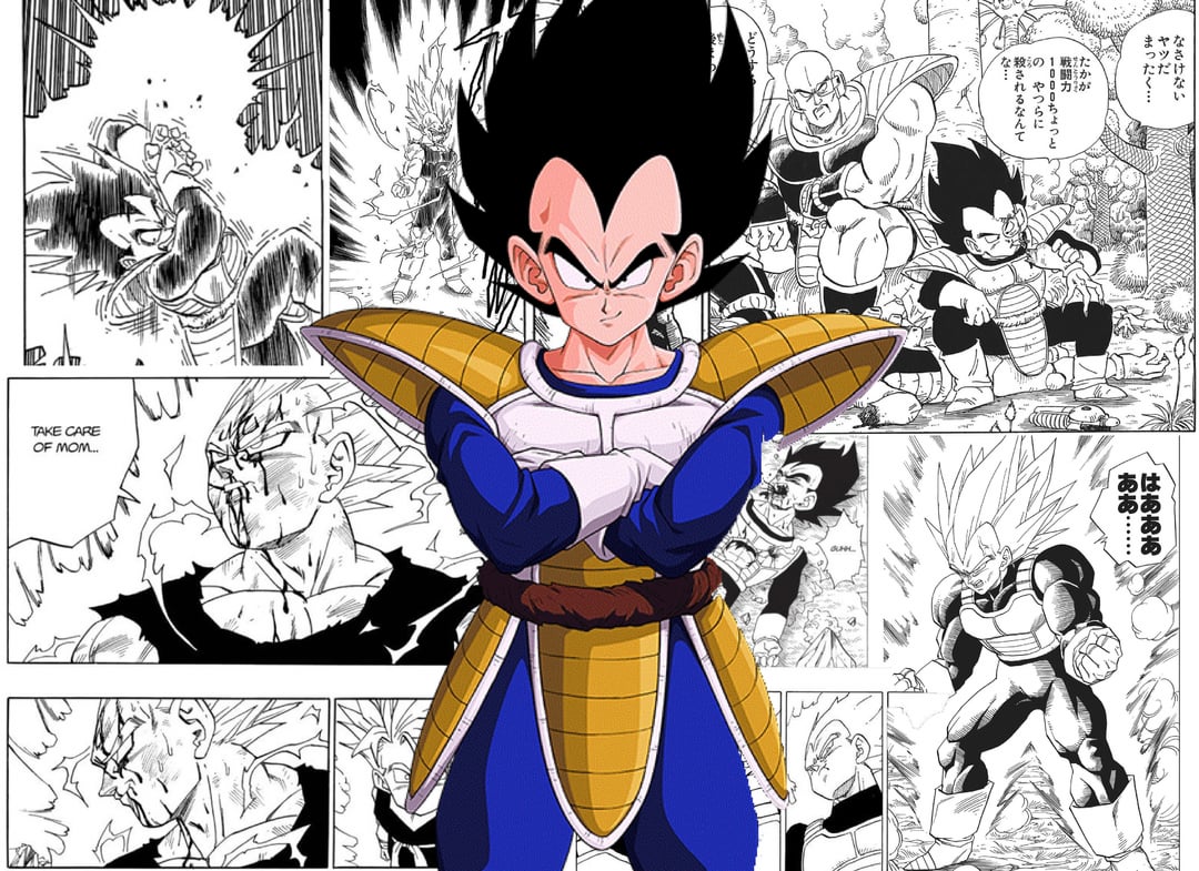 I made some Vegeta wallpaper, r