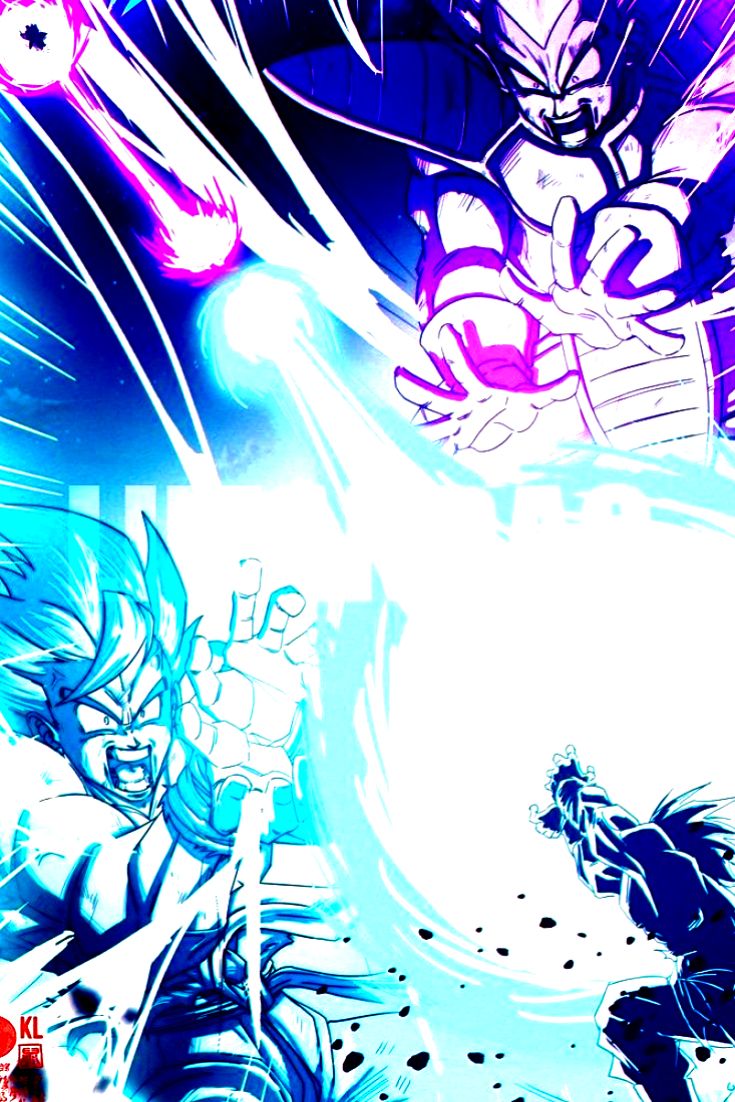 Goku Vs vegeta saiyan saga. goku vs