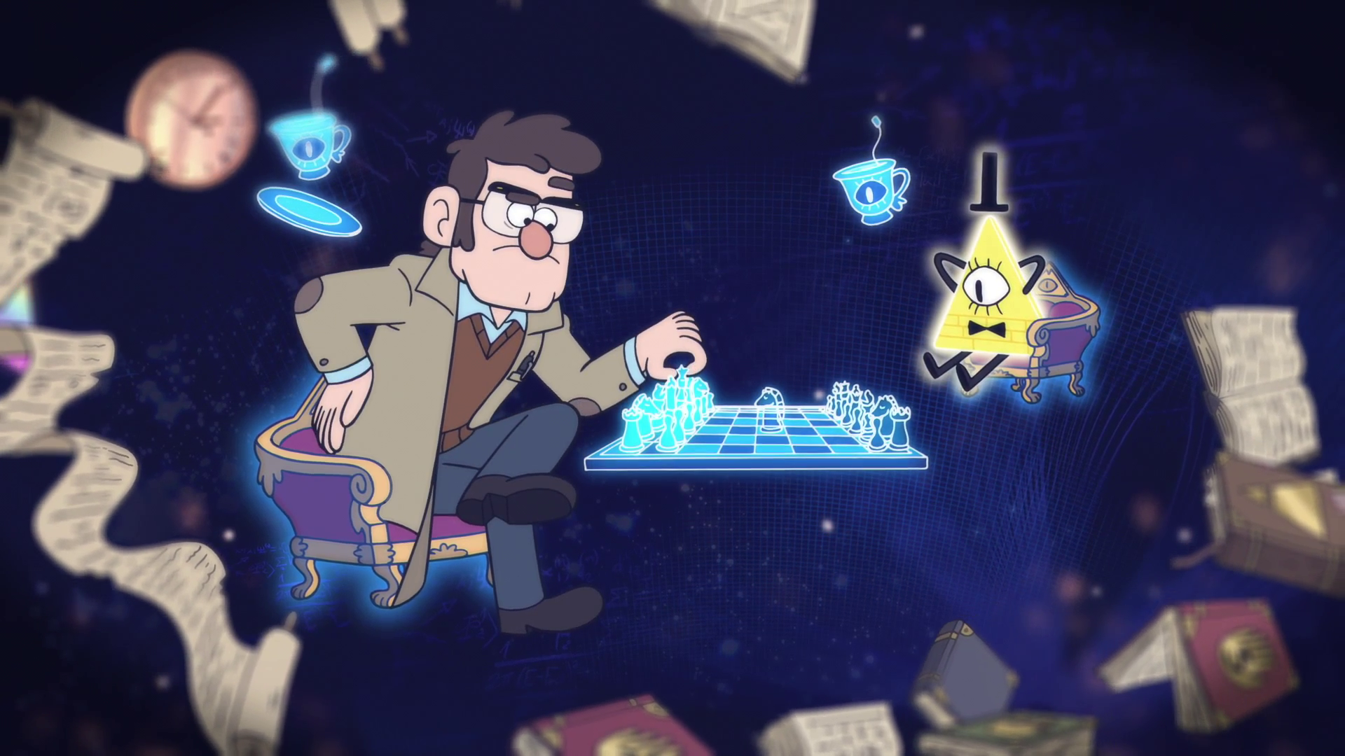 Gravity Falls HD Wallpaper: A Chess
