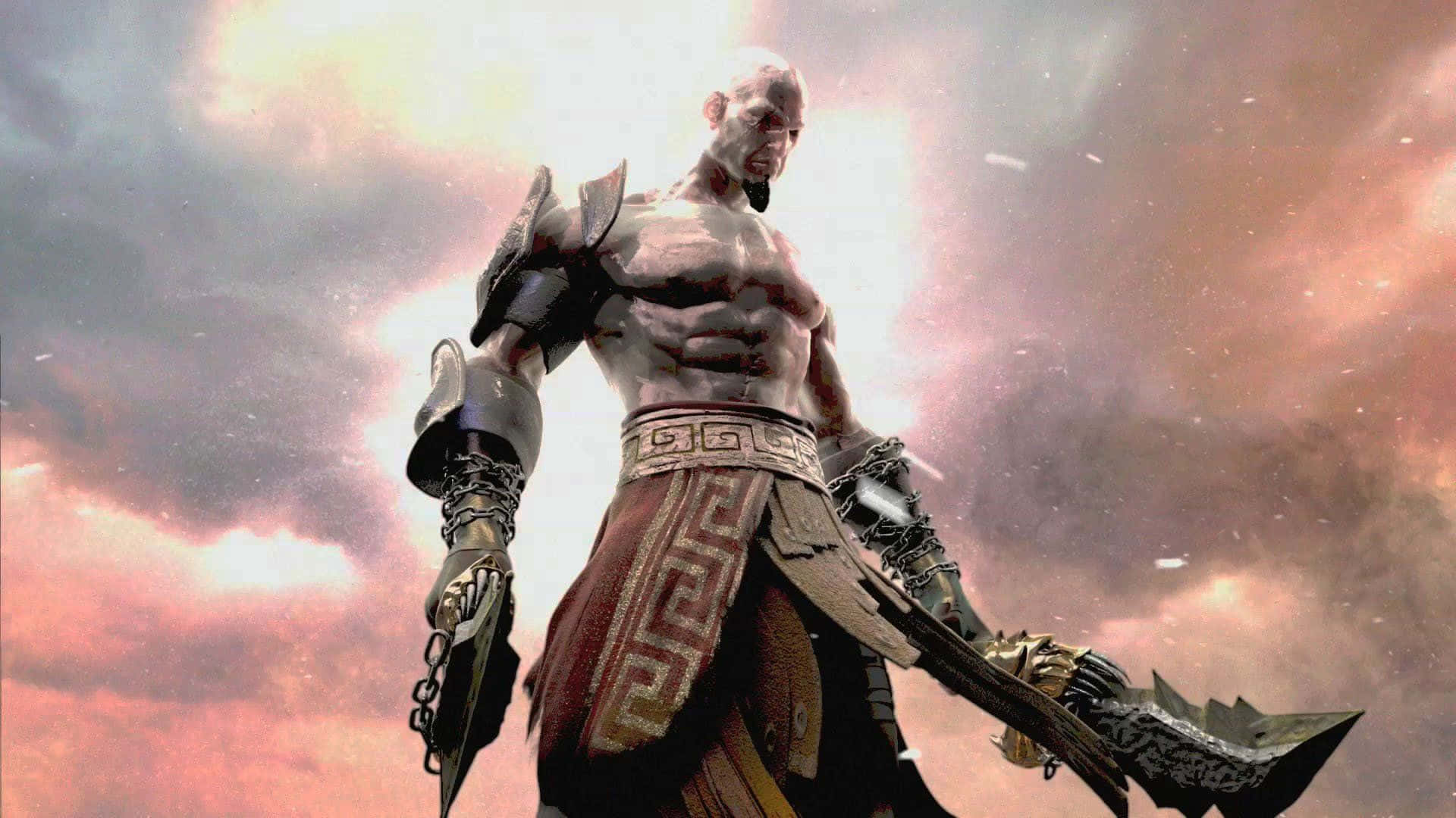 Download Conquer the gods in God of War 3 Wallpaper