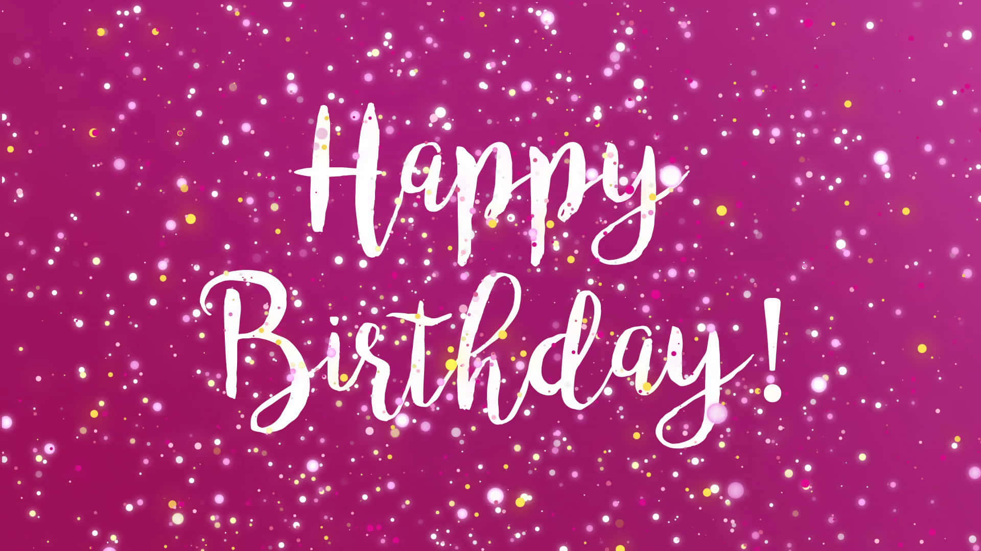 Pink Birthday Wallpaper