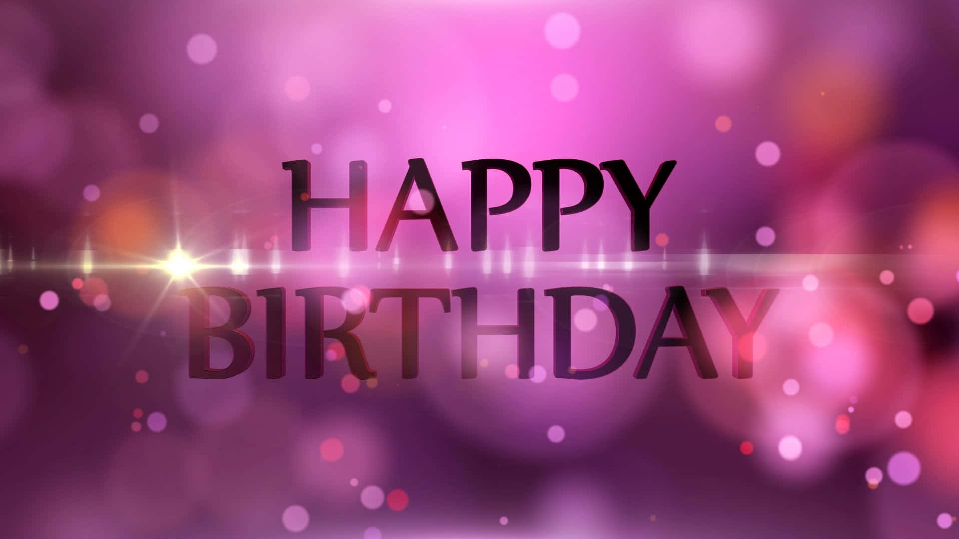 Pink Birthday Background