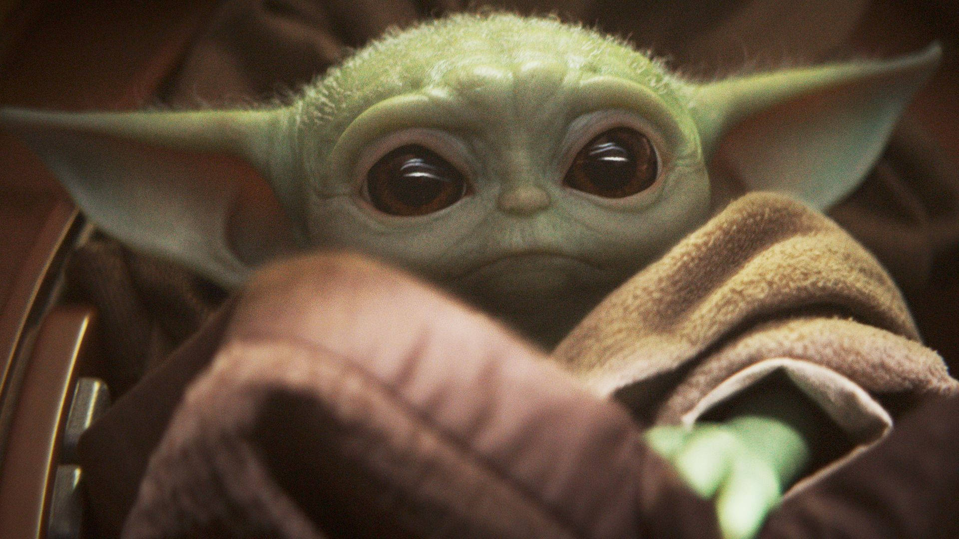 Baby Yoda Background. Wallpaper