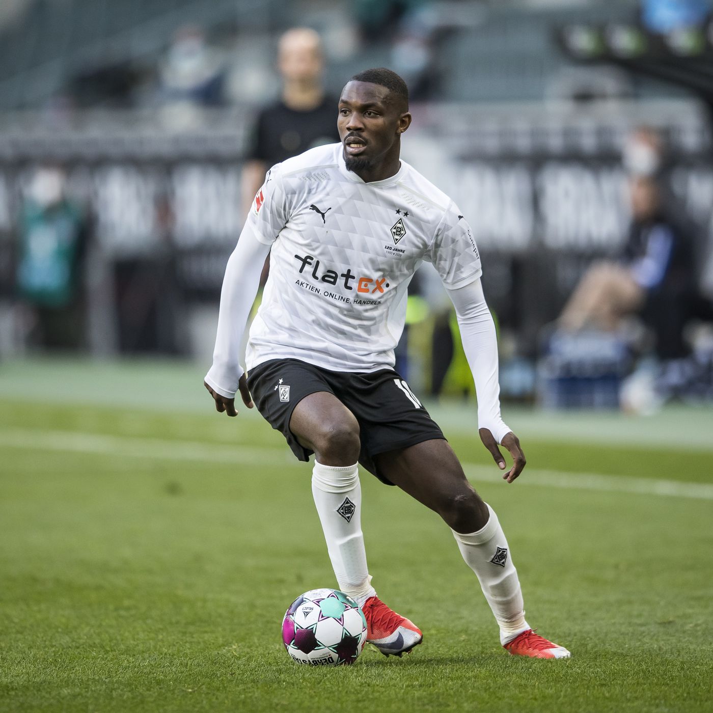Gladbach forward Marcus Thuram