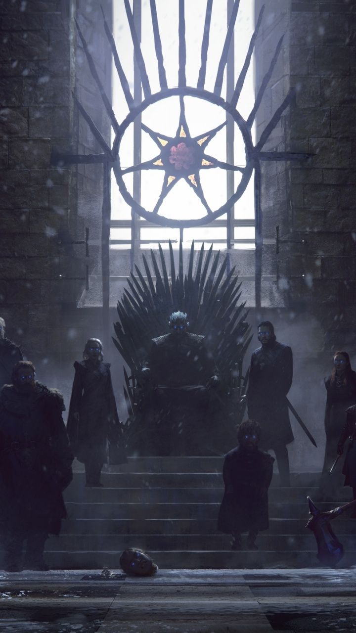Thrones, zombies army, Night King, art
