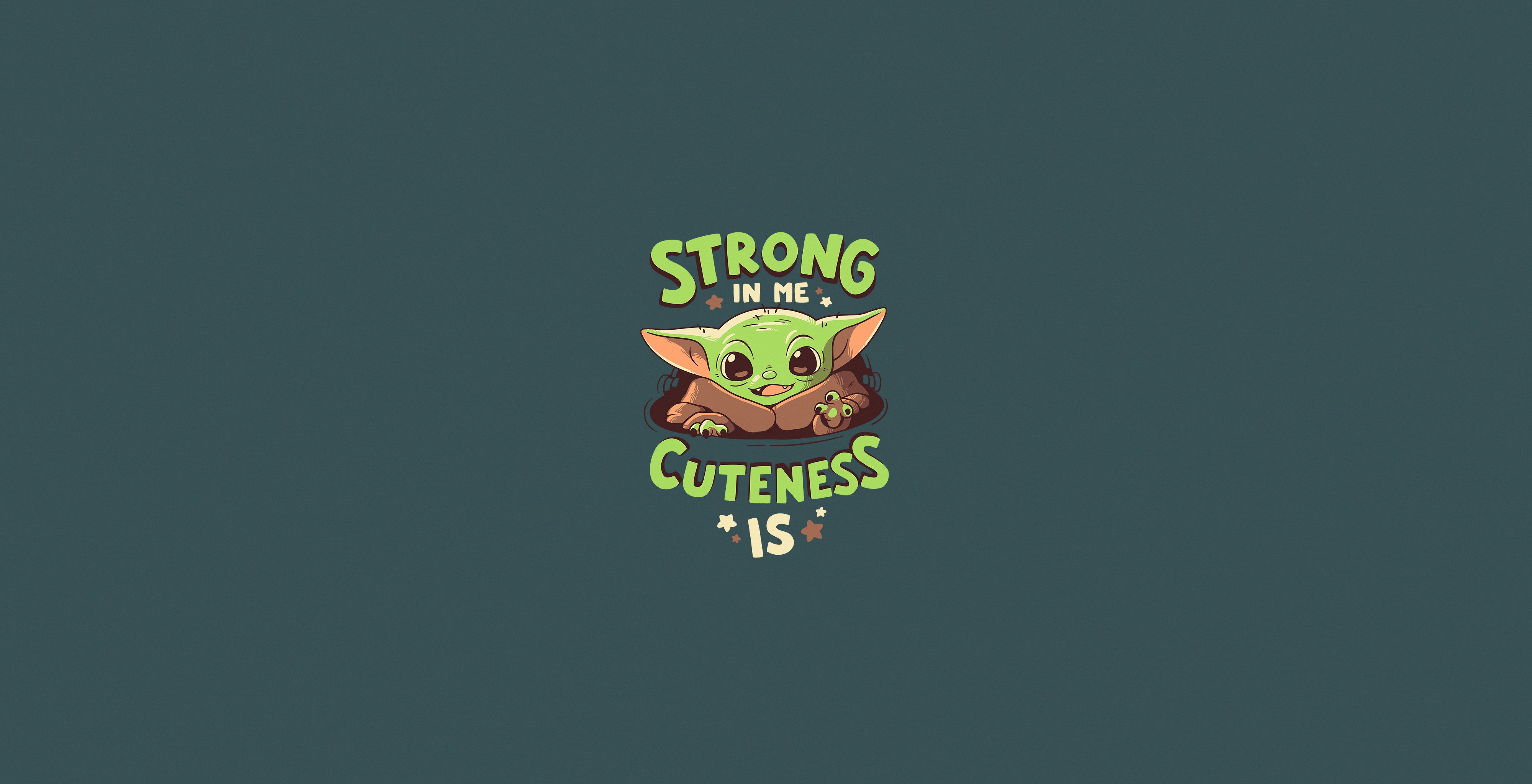 Baby Yoda Minimalist Star Wars