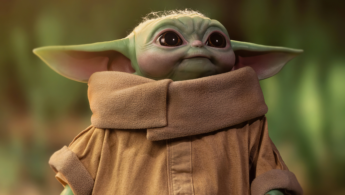 Baby Yoda Cute 4k Laptop HD