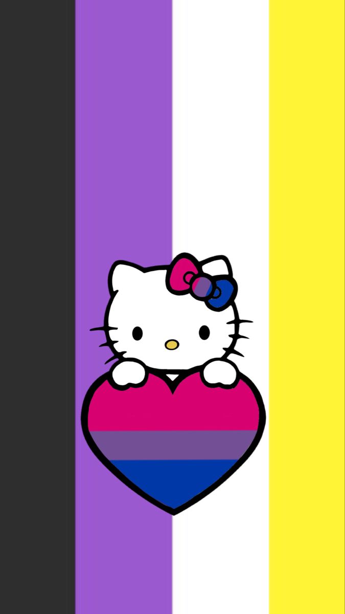 Bi enby wallpaper