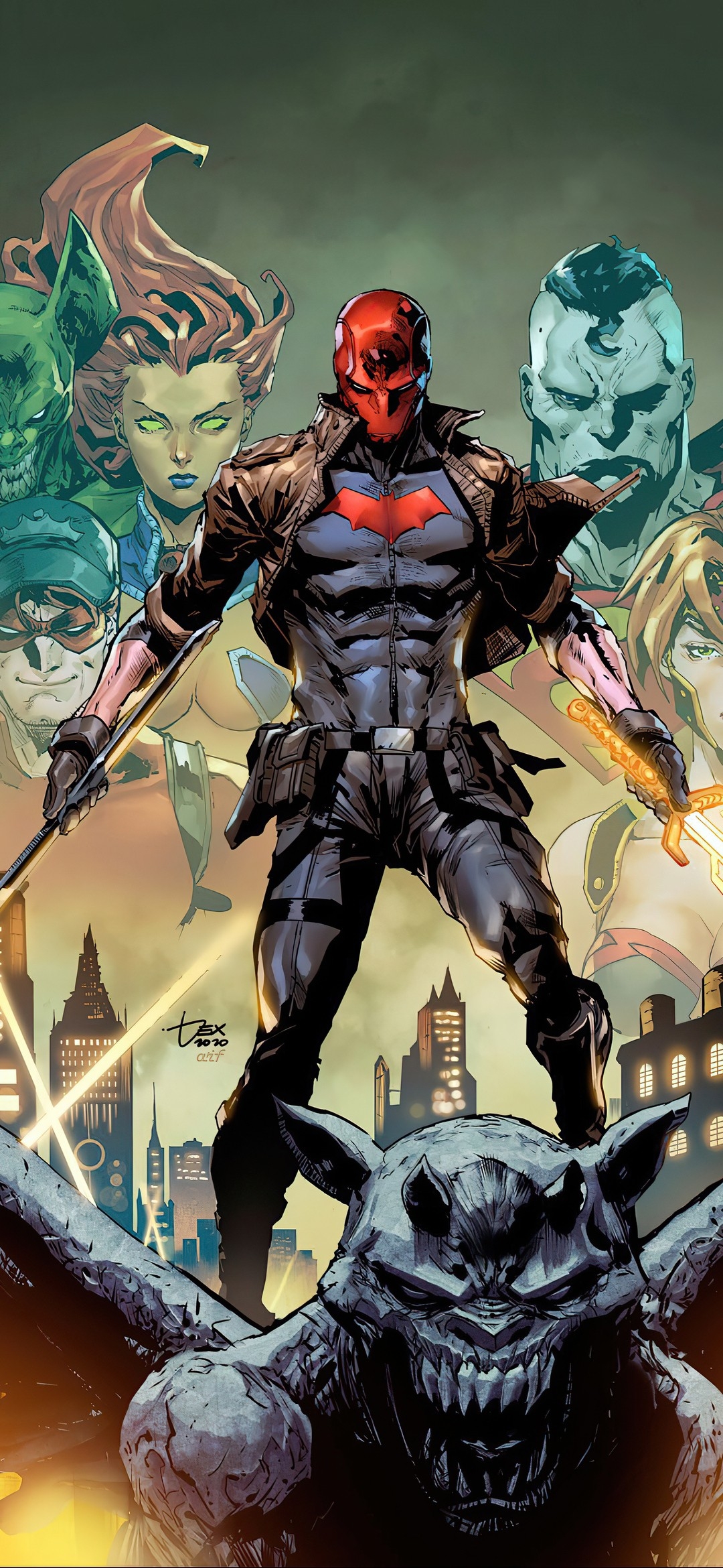 Wallpaper Red Hood Outlaw 50, Red Hood