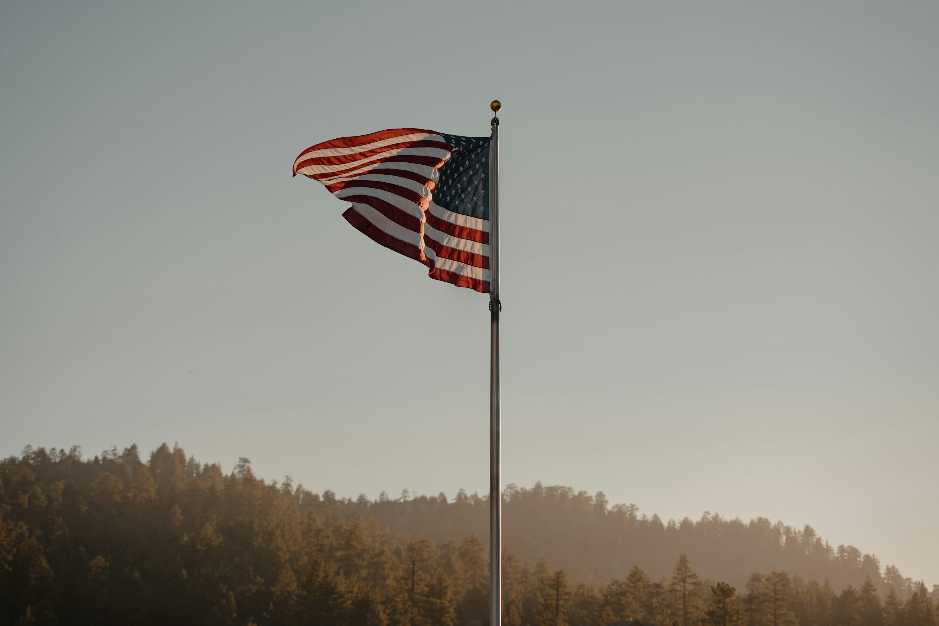 American Flag Background Image