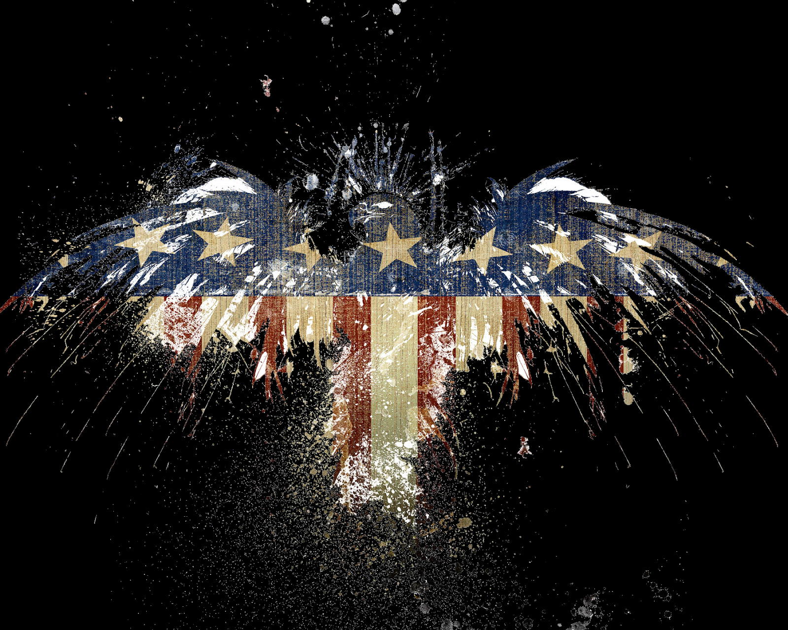 Flags, Eagle, Flag, American, Man Made