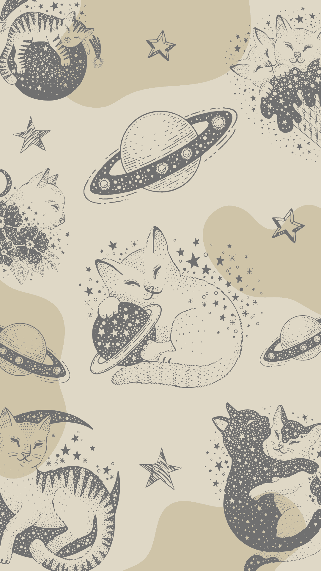 Purr Fectly Cute Cat IPhone Wallpaper