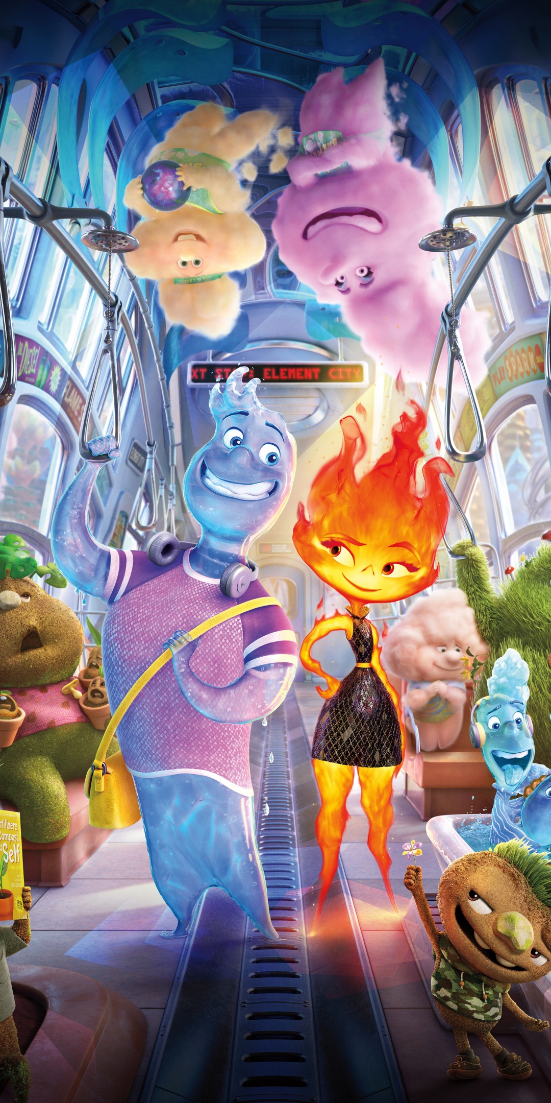 Elemental Wallpaper 4K, Animation