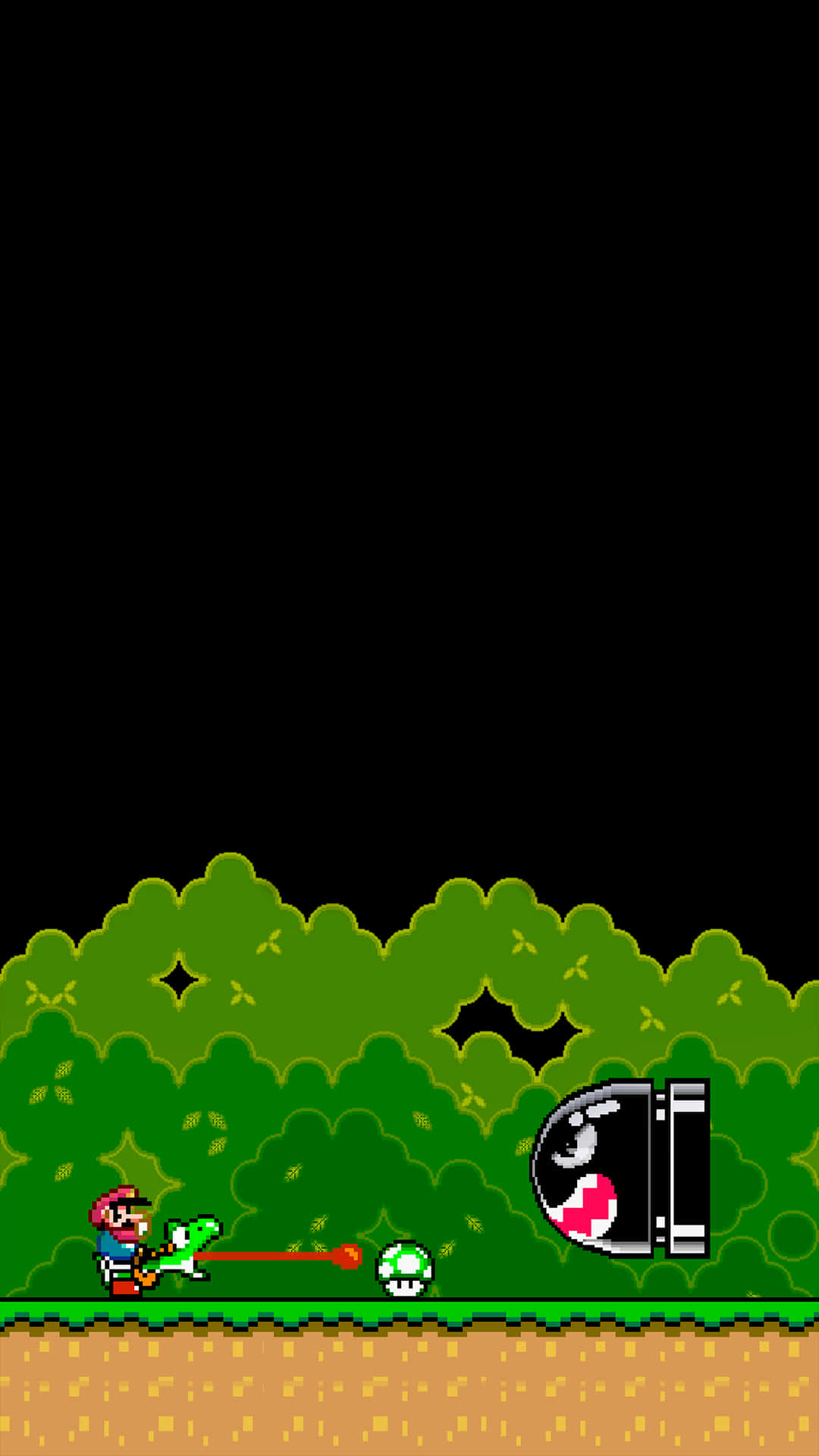 Game With A Mario And A Bird Wallpaper