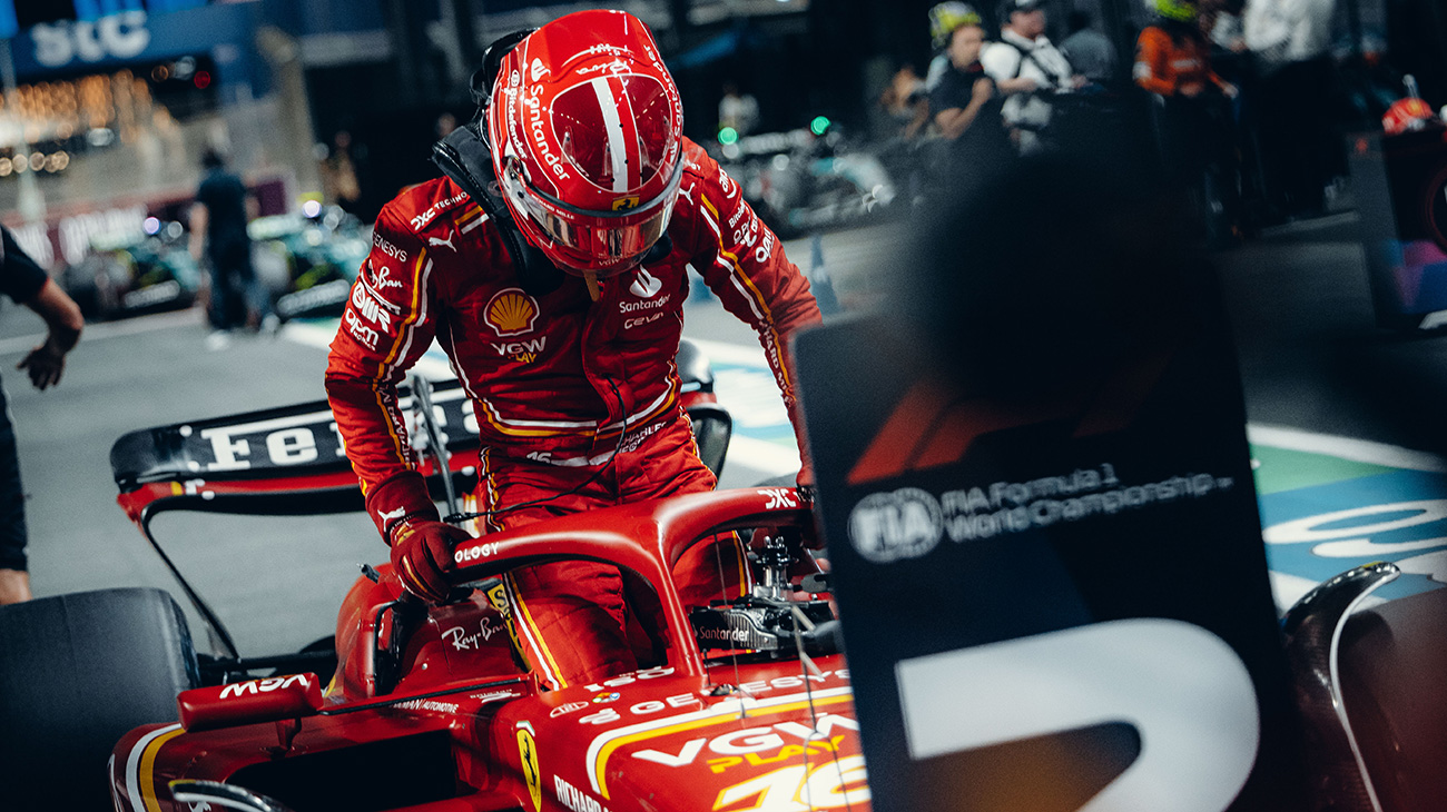 Charles on the front row yet again