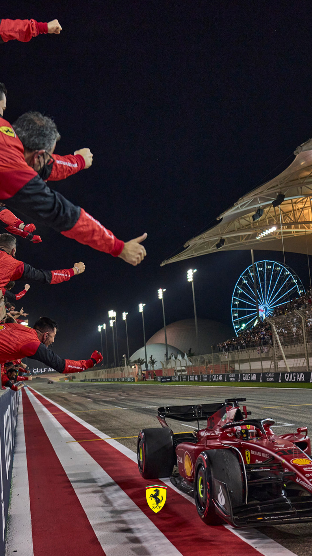 Scuderia Ferrari HP the moment you've been waiting for #BahrainGP wallpaper ✨ #essereFerrari