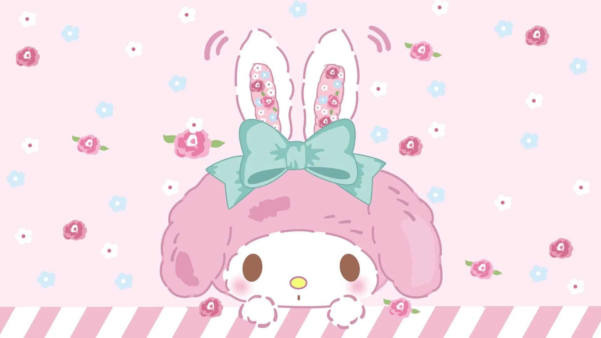 Sanrio love with this fun background