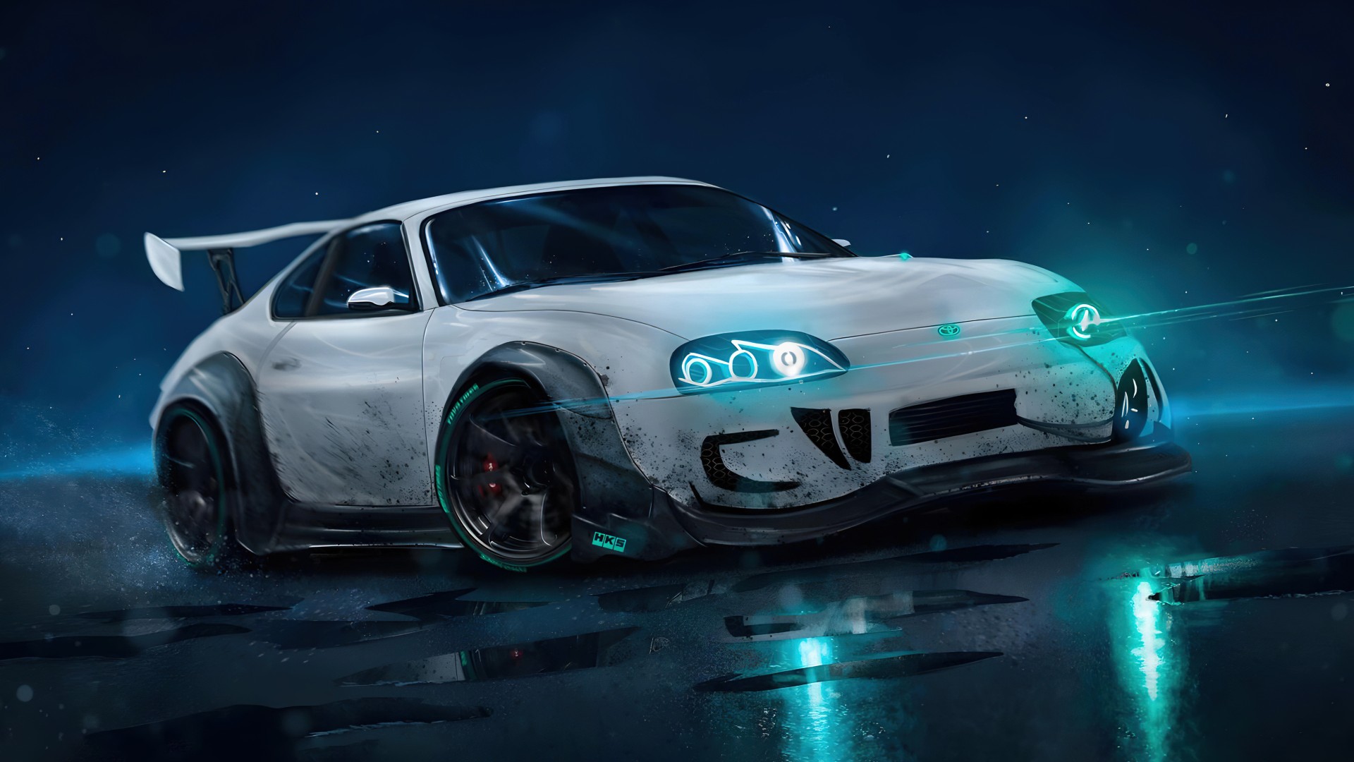 JDM Toyota Supra MK4 4K Wallpaper