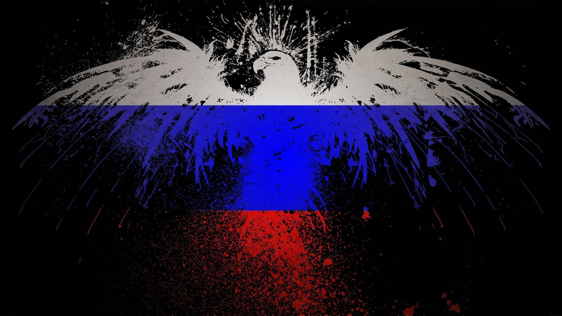 Download Eagle Russia Flag Wallpaper