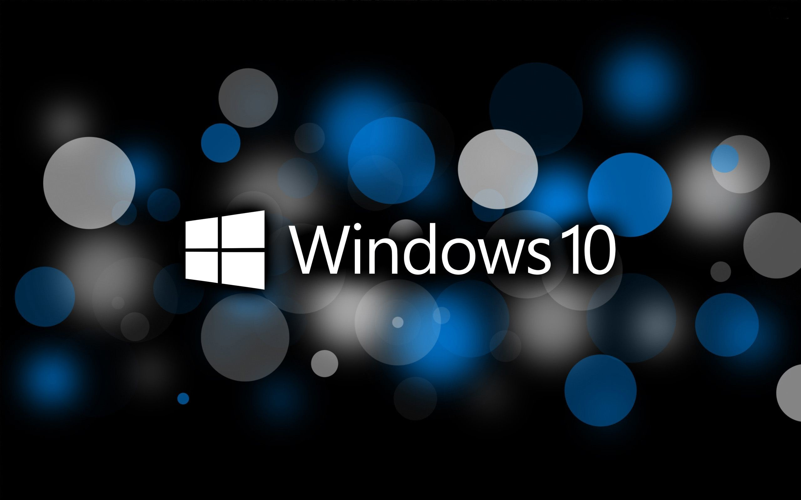 Windows 10 white and blue