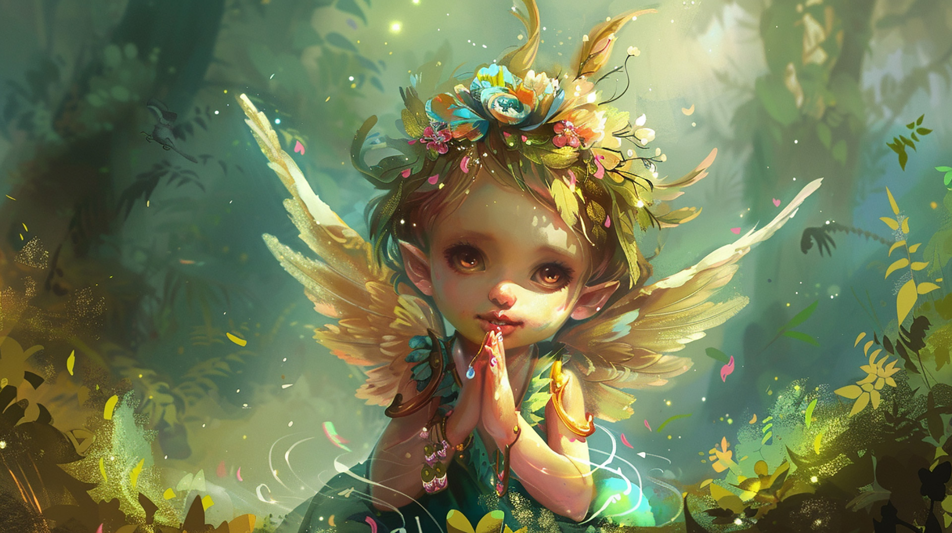 AI god wallpaper, image. pc & phone