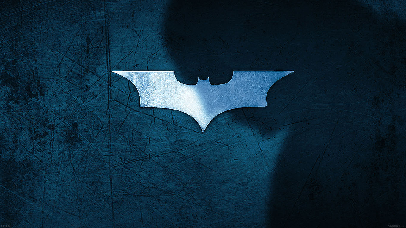 Wallpaper Batman Whadow Logo Blue